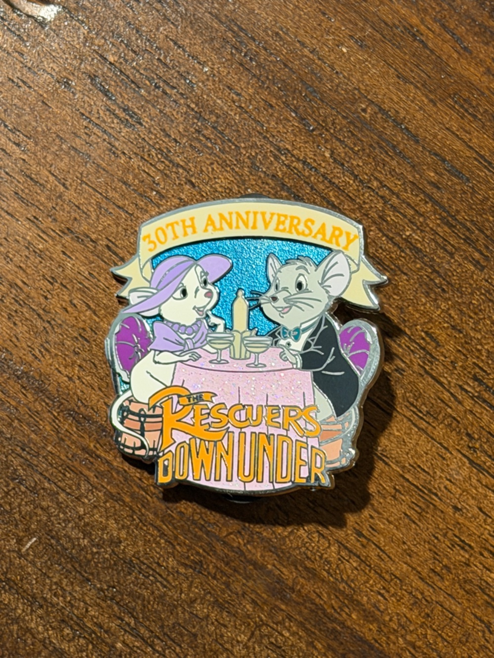 30th Anniversary Rescue Downunder Enamel Pin - Multicolor